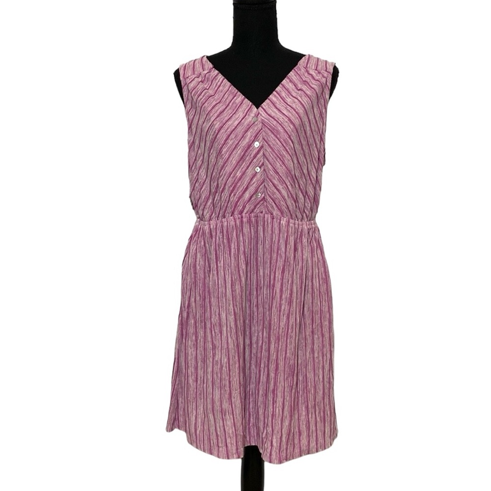 Skies are a blue Purple Sleeveless Mini Dress XL
